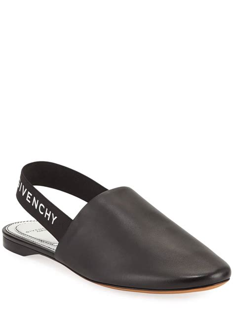 Givenchy Rivington Logo Slingback Flat 